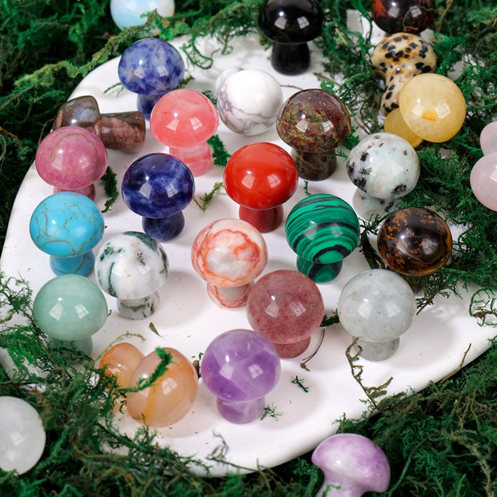 Art And Craft Jungle - Cristal naturel champignon pierre précieuse Quartz