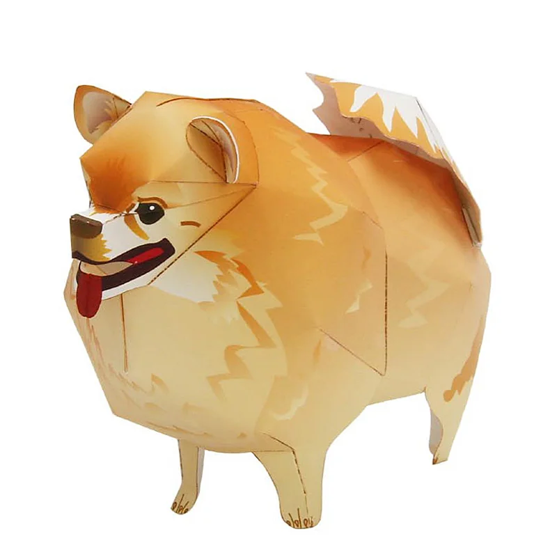 Art Craft With Cardboard - FN anian chien pliant Origami Art
