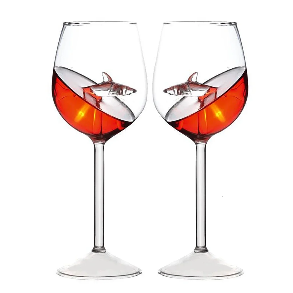 Art Craft Glasses - Verres à vin Shark, gobelets européens