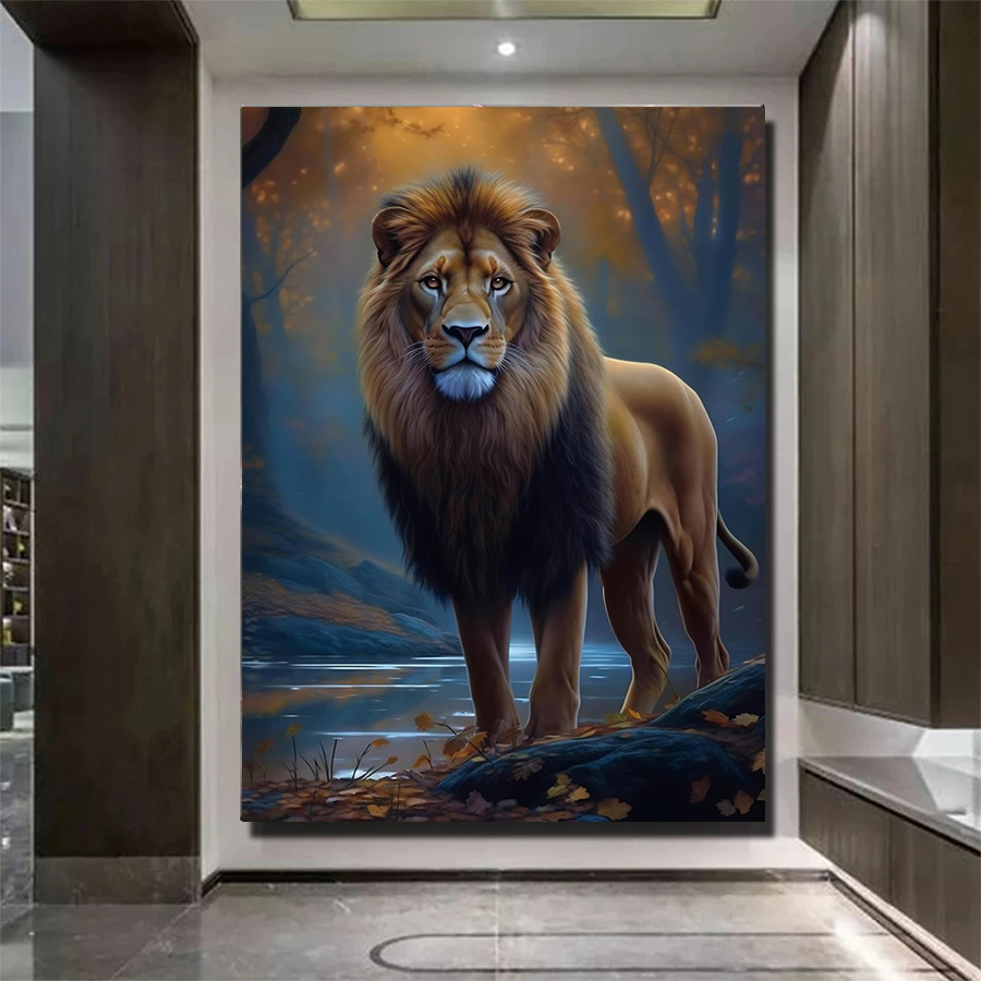 Art And Craft Jungle - Kit d'art diamant 5D, Animal de