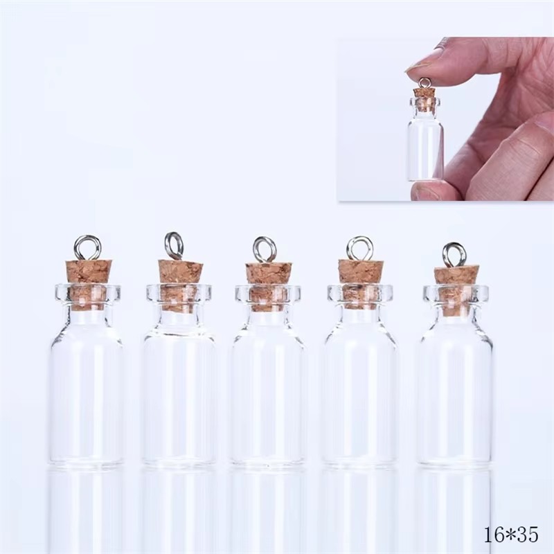 Art Craft Zoo - Petites Mini bouteilles en verre Transparent