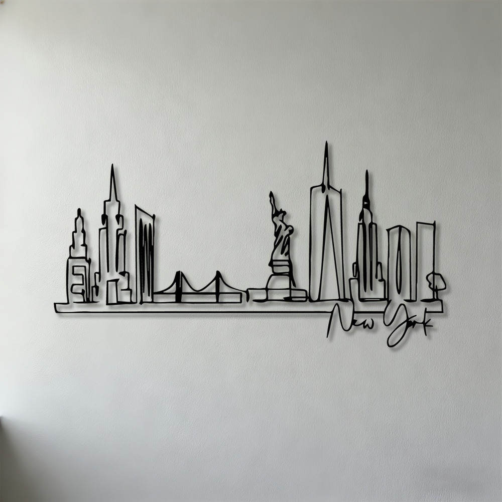 Art Craft Nyc - CIFBUY Décoration murale en métal, sculpture