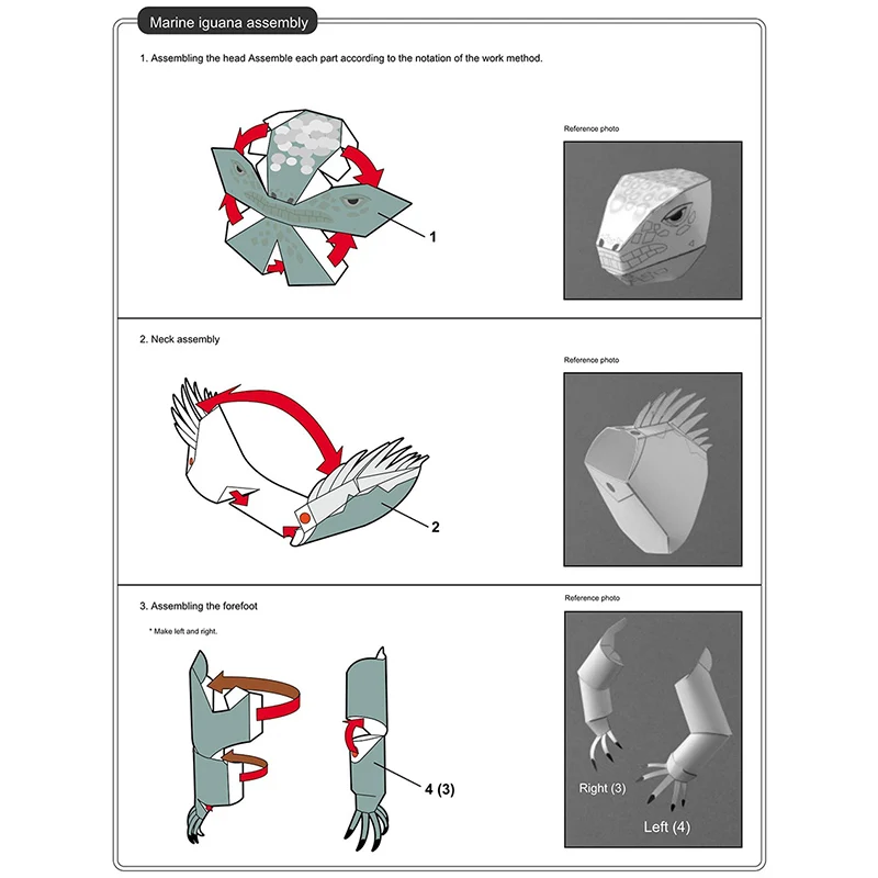 Marine iguane Origami Art Mini - Art Craft With Cardboard avis et prix