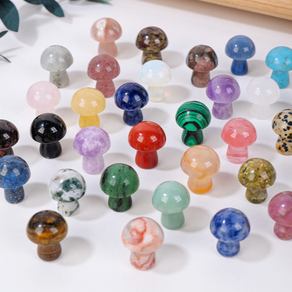 Cristal naturel champignon pie - Art And Craft Jungle avis et prix