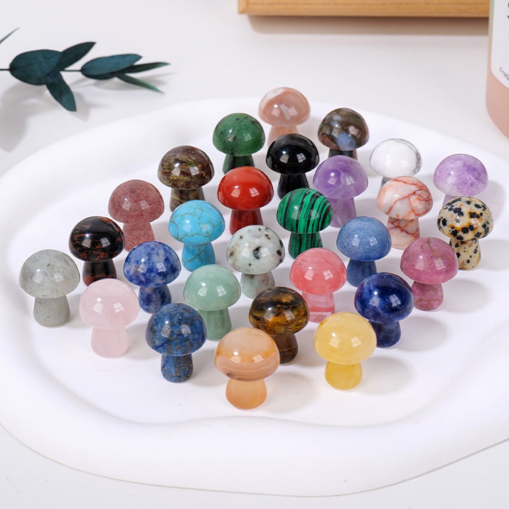 Cristal naturel champignon pie - Art And Craft Jungle avis et prix