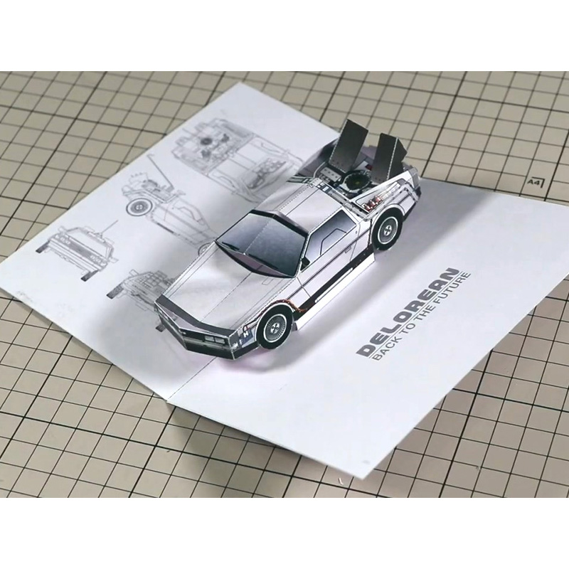 Retour vers le futur carte POP - Art Craft With Cardboard avis et prix