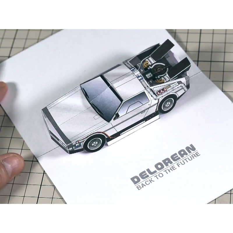 Retour vers le futur carte POP - Art Craft With Cardboard avis et prix