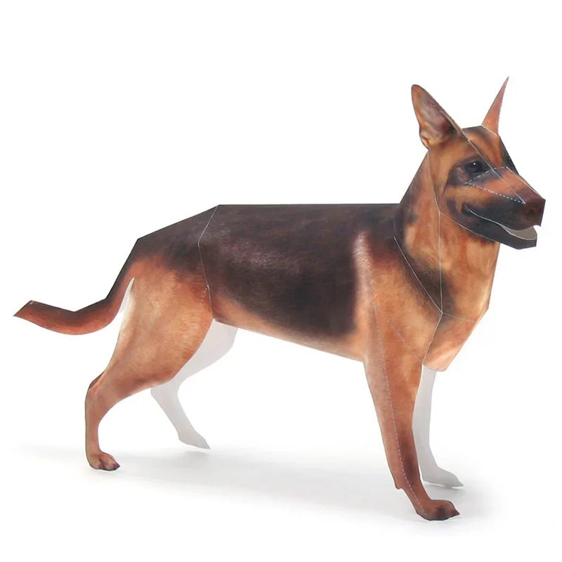 Chien berger allemand Origami  - Art Craft With Cardboard avis et prix