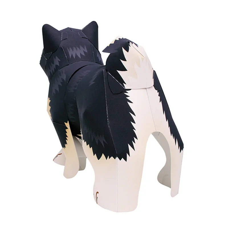 Noir Shiba Inu chien fait à la - Art Craft With Cardboard avis et prix
