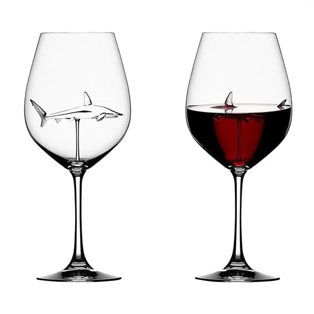 Verres à vin Shark, gobelets e - Art Craft Glasses avis et prix