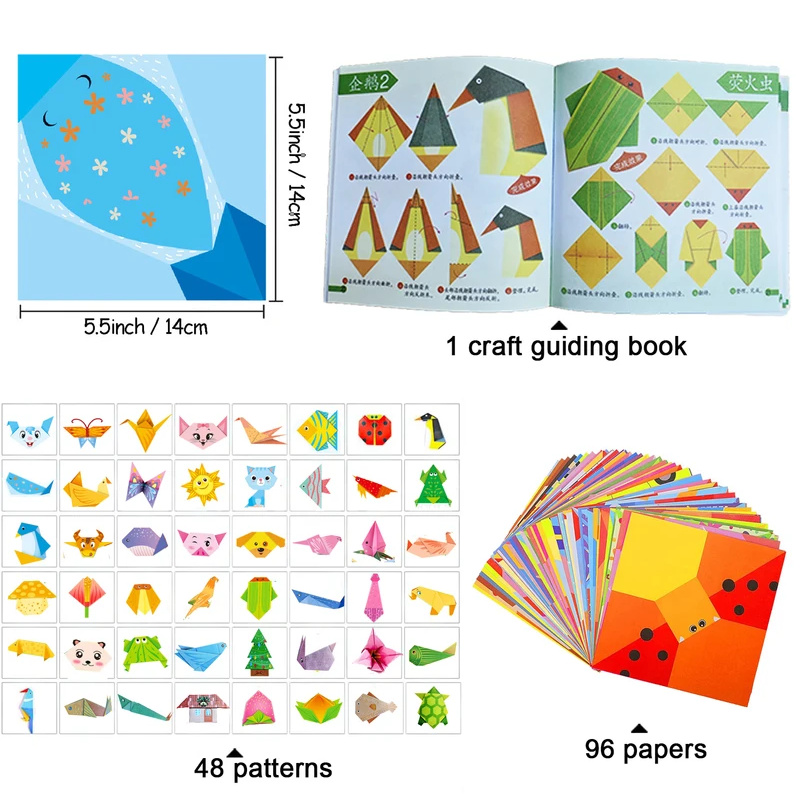 Kit d'origami avec 30/96 feuil - Art Craft Rainbow avis et prix