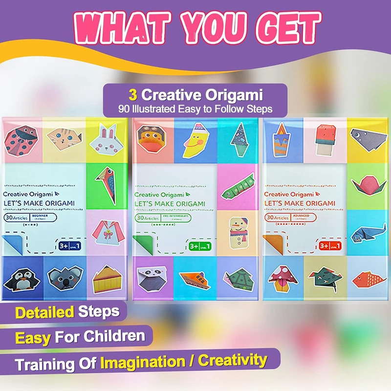 Kit d'origami avec 30/96 feuil - Art Craft Rainbow avis et prix