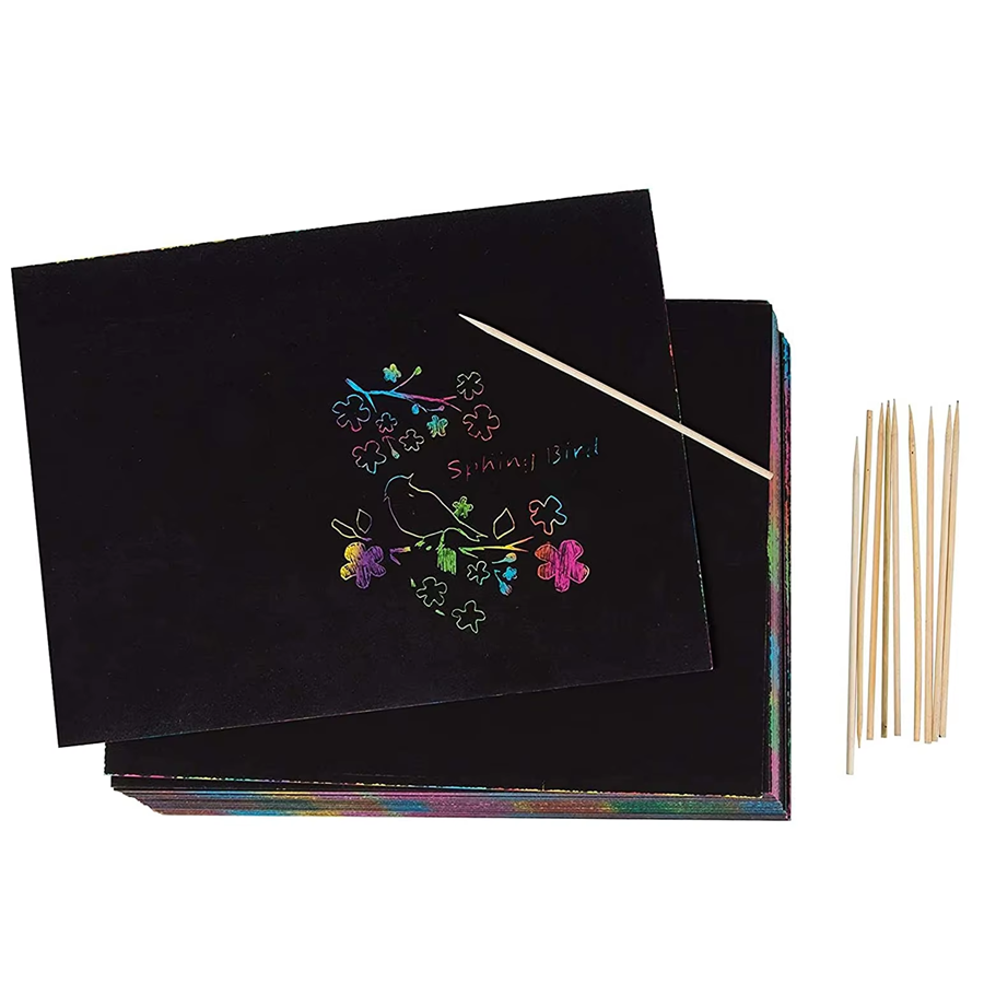 Papier à gratter arc-en-ciel,  - Art Craft Rainbow avis et prix