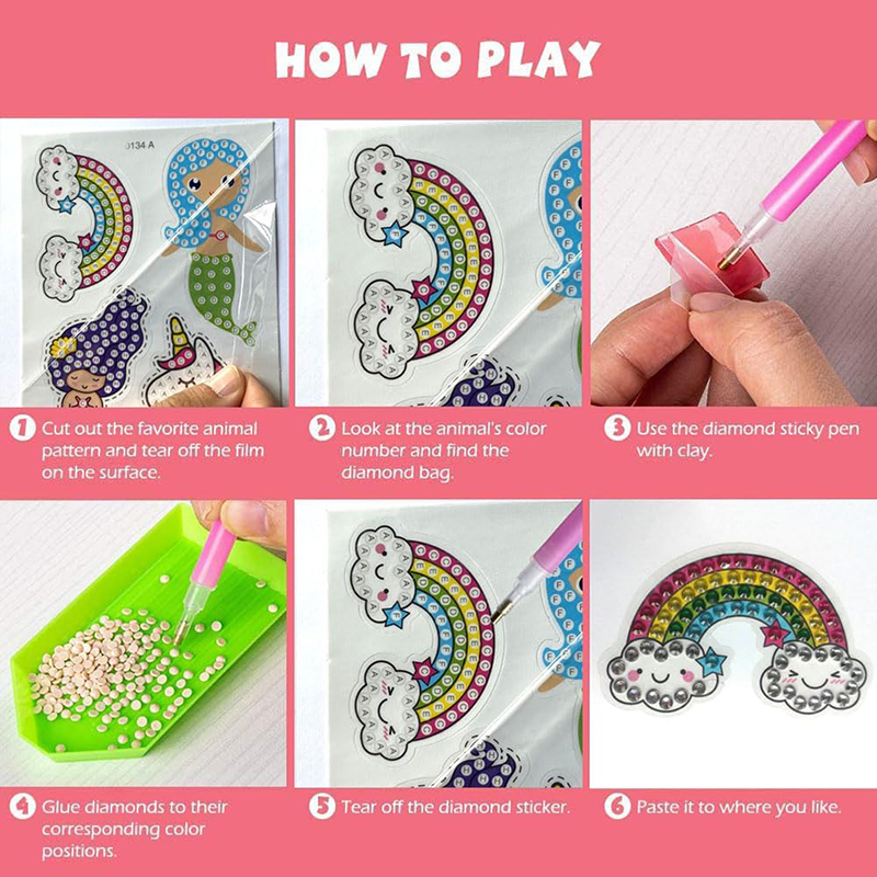 Kit d'autocollants en diamant  - Art Craft Ideas For Kids avis et prix