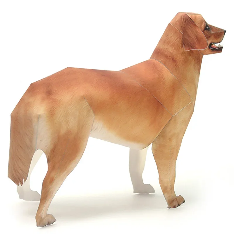 Golden Retriever chien papier  - Art Craft With Cardboard avis et prix