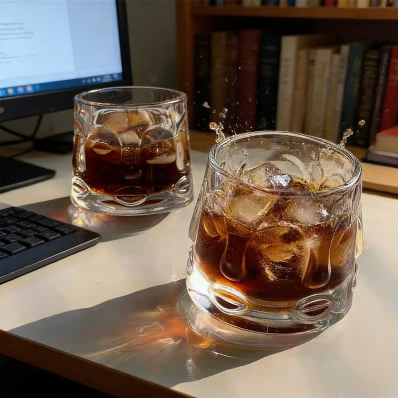 Verre à whisky rotatif créatif - Art Craft Glasses avis et prix