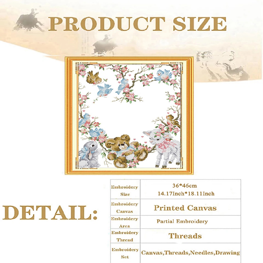 Kit de broderie et de couture  - Art And Craft Jungle avis et prix